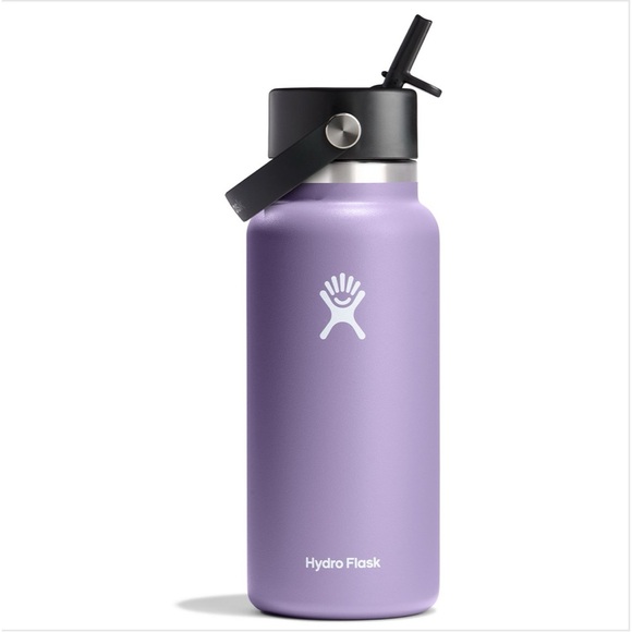 Hydro Flask 32 Oz Wide Mouth Water Bottle With Flex Straw Cap | Moonshadow | NEW - Picture 1 of 5